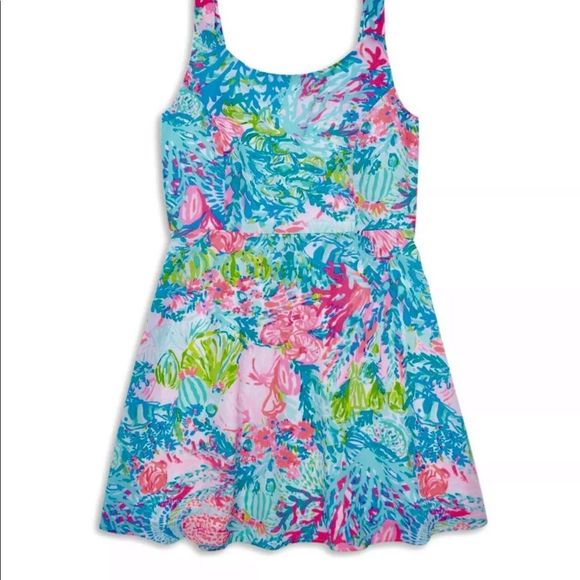 Lilly Pulitzer Daffodil Dress Fished My Wish - Picture 2 of 12